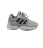 Adidasi barbati  Adidas 45, imitatie de piele, material textil, piele intoarsa, gri