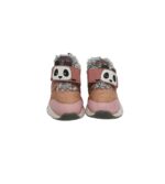 Adidasi copii Falcotto 27, imitație de piele, material textil, maro roz - imagine 3