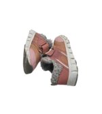 Adidasi copii Falcotto 27, imitație de piele, material textil, maro roz - imagine 4