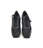 Adidasi dama 37, imitație de piele, negru - imagine 3