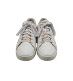 Adidasi dama Puma 40, imitație de piele, alb - imagine 3