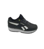 Adidasi dama Reebok Rewind Run Ri 40,  imitatie de piele, negru alb