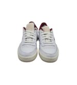 Adidasi unisex Reebok Club C 85 , imitatie de piele, piele, alb visiniu - imagine 3