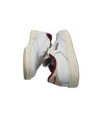 Adidasi unisex Reebok Club C 85 , imitatie de piele, piele, alb visiniu - imagine 4