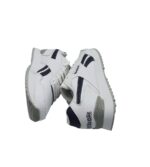 Adidasi barbati  Reebok Glide Ripple Clip 40, imitatie de piele, alb albastru - imagine 4