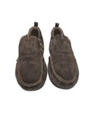 Mocasini barbati Dockers 42, piele intoarsa, maro - imagine 3