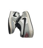 Adidasi barbati Adidasi 43, imitație de piele, alb gri - imagine 4