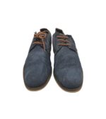 Pantofi barbati Am 43, piele intoarsa, piele, albastru - imagine 3