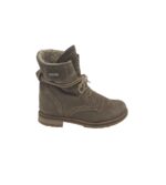 Ghete dama Tamaris 36, piele intoarsa, bej, imblanite