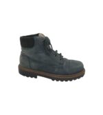 Ghete dama Rieker 36, piele, albastru ,imblanite