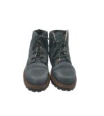 Ghete dama Rieker 36, piele, albastru ,imblanite - imagine 3