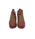 Botine copii Tamaris 36, piele, maro - imagine 3