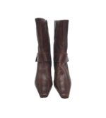 Cizme dama Denise 35, piele, maro - imagine 3