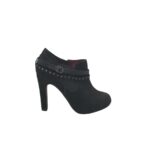 Botine dama Tamaris 35, material textil, negru