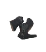 Botine dama Tamaris 35, material textil, negru - imagine 4