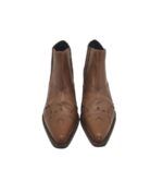 Botine dama Find 36, imitație de piele, piele,  maro - imagine 3