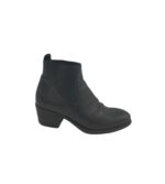 Botine dama Antanetti 36, piele, negru