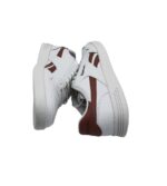 Adidasi dama Reebok Court Advance 39, piele, imitatie de piele, alb visiniu - imagine 4