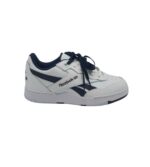 Adidasi barbati Reebok BB 4000 II 45, imitatie de piele, piele, alb albastru