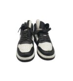 Adidasi dama 36, imitatie de piele, alb negru - imagine 3