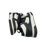 Adidasi dama 36, imitatie de piele, alb negru - imagine 4