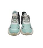 Adidasi barbati Fashion 40, imitatie de piele, albastru gri - imagine 3