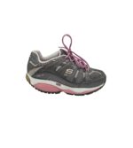 Adidasi dama Skechers 39, imitație de piele, material textil, gri