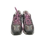 Adidasi dama Skechers 39, imitație de piele, material textil, gri - imagine 3