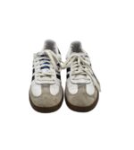 Adidasi dama Adidas 36, piele, piele intoarsa, alb gri - imagine 3