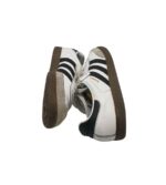 Adidasi dama Adidas 36, piele, piele intoarsa, alb gri - imagine 4