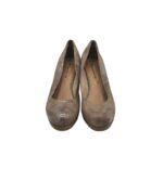 Pantofi dama Tamaris 37, piele intoarsa, bej - imagine 3