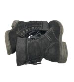 Ghete dama Highland Creek 39, material textil ,negru , captusite - imagine 4