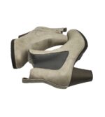 Botine dama Never 2 hot 39, imitatie de piele, gri, căptusite - imagine 4