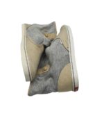 Botine dama Vans 39, material textil, gri crem - imagine 4