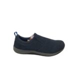 Adidasi barbati Land 'End 40, piele intoarsa, bleumarin