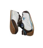 Adidasi barbati Kangaroos 40, piele, piele intoarsa, alb maro - imagine 4