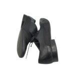 Pantofi barbati Andre 40, piele, material textil, negru - imagine 4