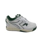 Adidasi dama Diadora, 40, imitație de piele, piele, alb verde