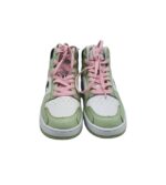 Adidasi dama Champion Rebound 2.0 Mid , imitatie de piele, alb verde - imagine 3