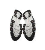 Adidasi dama Skechers D'lite Cousin, imitatie de piele, material textil, alb gri - imagine 5