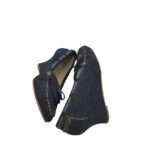 Pantofi dama Yessica 36, piele intoarsa, negru - imagine 4