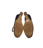 Pantofi dama Yessica 36, piele intoarsa, negru - imagine 5