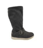 Cizme dama Fila 39, material textil, negru, imblanite