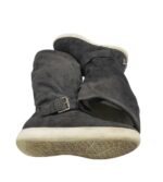 Cizme dama Fila 39, material textil, negru, imblanite - imagine 4