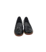 Mocasini copii 24, imitatie de piele, negru - imagine 3