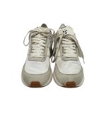 Adidasi barbati Superga 44, material textil, piele intoarsa, alb gri - imagine 3