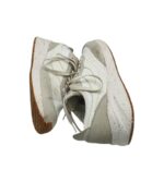 Adidasi barbati Superga 44, material textil, piele intoarsa, alb gri - imagine 4