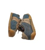 Adidasi barbati Dockers 41, material textil, piele intoarsa , albastru - imagine 4