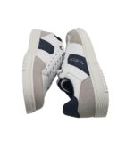 Adidasi barbati  Polo Mc , imitatie de piele, alb gri - imagine 4