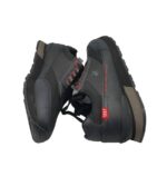 Adidasi barbati  Polo Banned 46, imitație de piele, material textil, negru - imagine 3